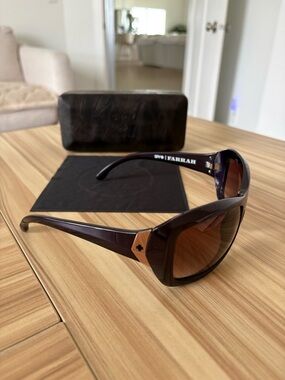SPY Farrah Purple Sunglasses with Brown Gradient Lenses